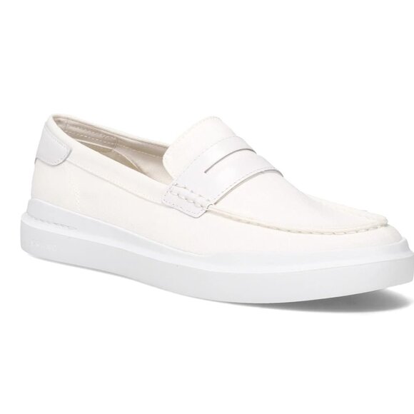 Cole Haan Men's Grandpro Rally Canvas Penny Loafer Sneaker - White 9.5 - Picture 2 of 7